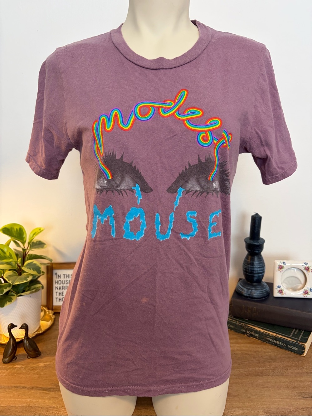 Modest Mouse Melt Down Rainbow Graphic Tee Size Small Indie Rock Band Shirt